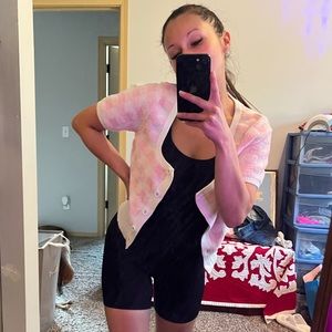 ASTR Pink Gingham Sweater